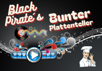 Black Pirate&acute;s Bunter Plattenteller